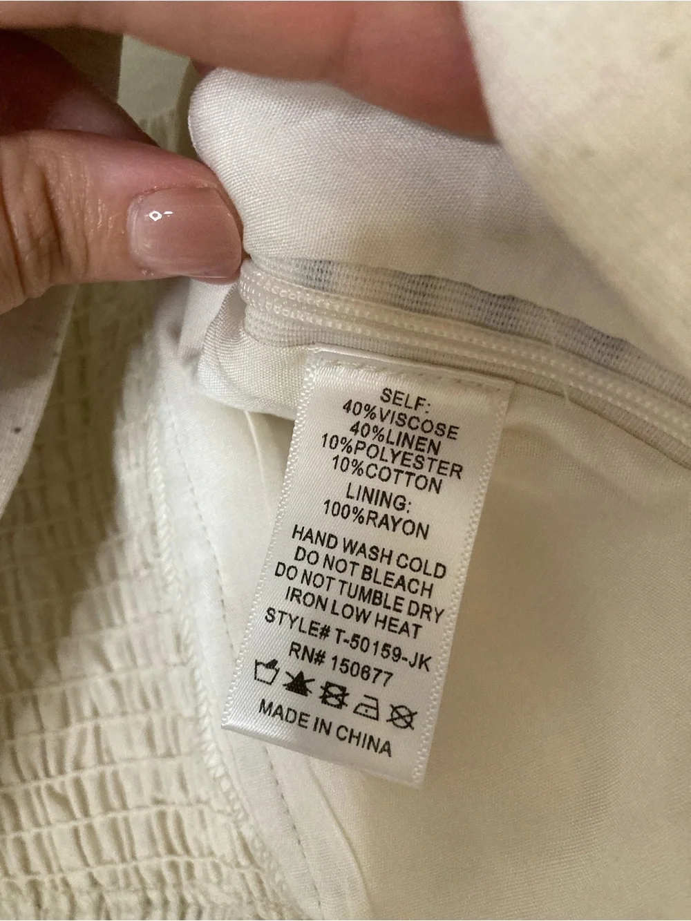 NWT Strut & Bolt Embroidered Ruffle Linen Crop Top M - Picture 7 of 11